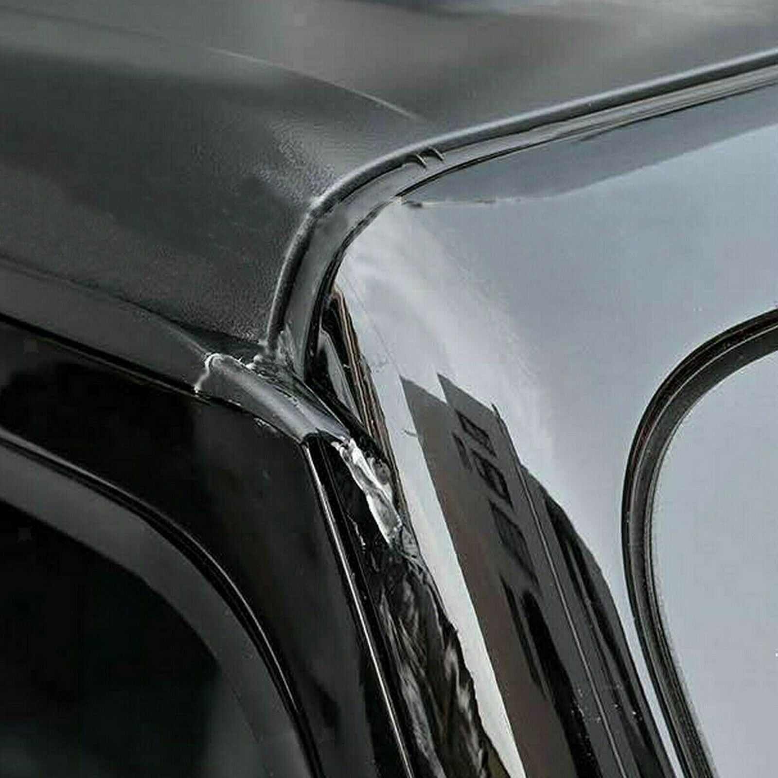 2Pcs Water Rain Gutter Extension For Jeep Wrangler JL NO Glue Included