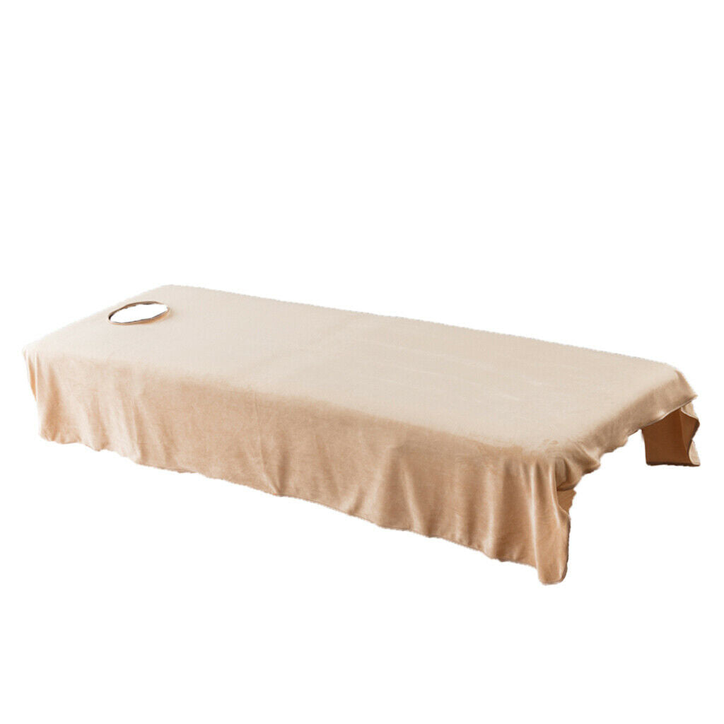 Pack 2 Comfort Crystal Velvet Massage Table Sheets Cosmetic Hotel Bed Cover