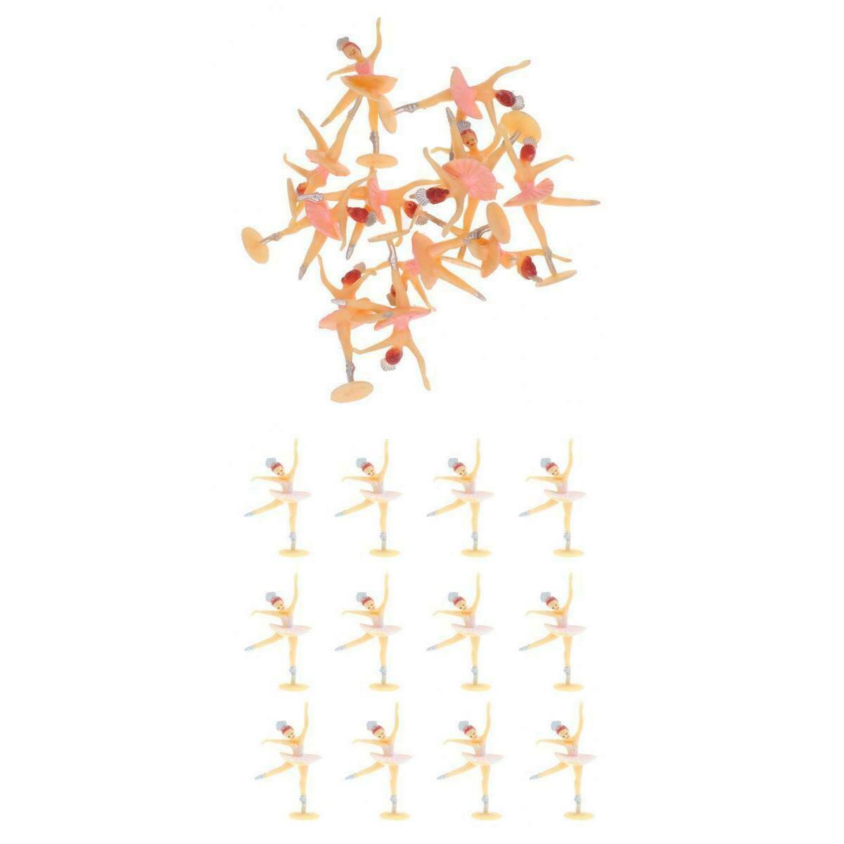 12x White & 12x Pink Mini  Decoration Kit For Home Decoration