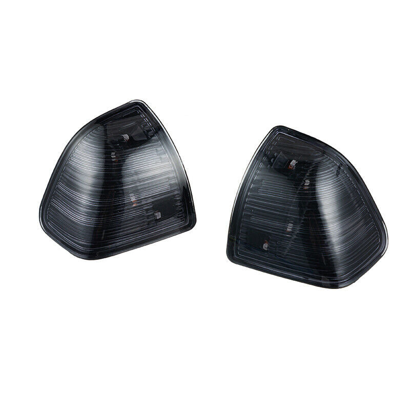 For Dodge Ram 1500 11-17 Smoke Lens Amber LED Side Mirror Turn Signal Lights