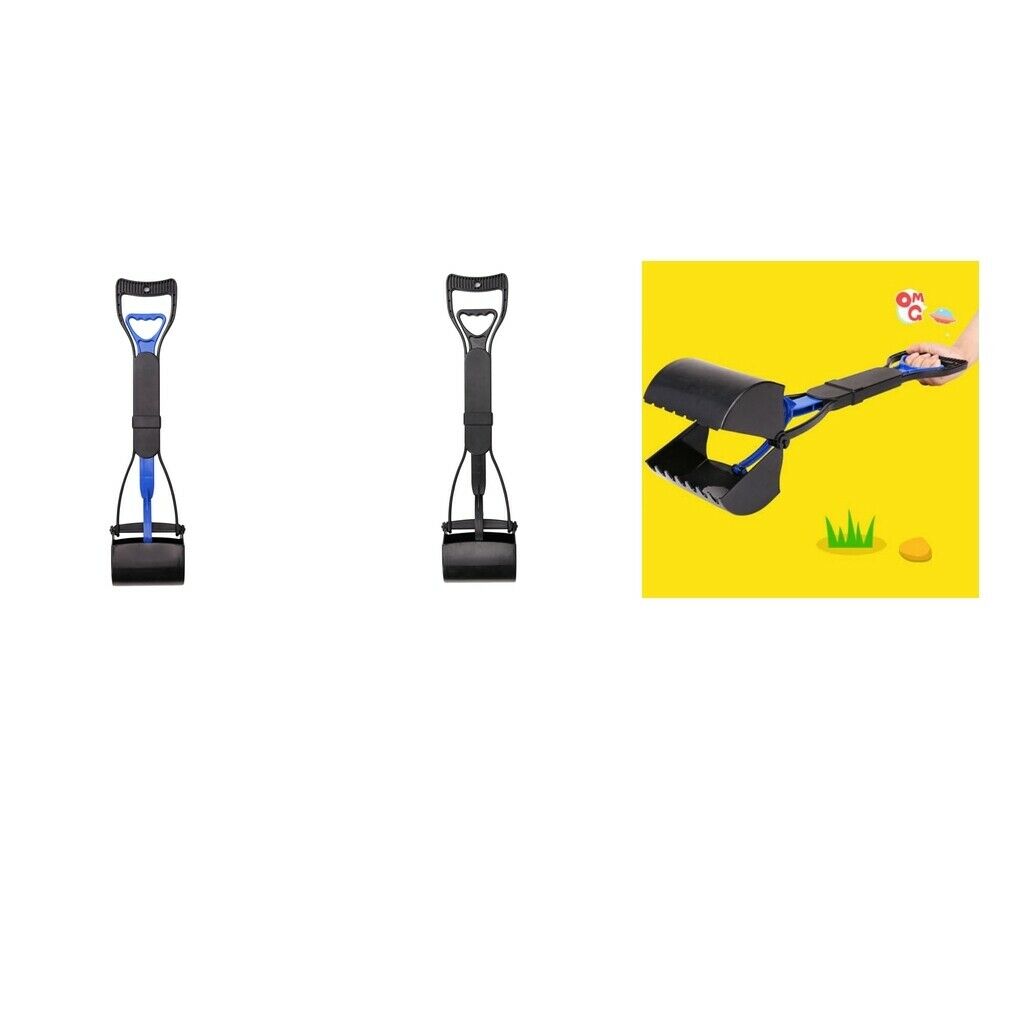 Set of 2 Dog Poop Scooper Pet Clean Tools For All Breeds Small Dogs Cat