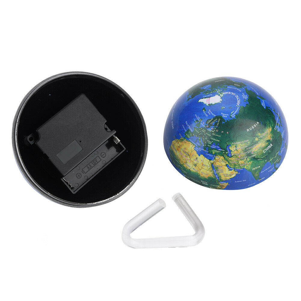 Spinning World Globe for Kids Leaning Small Earth Globe Home Desk Decoration