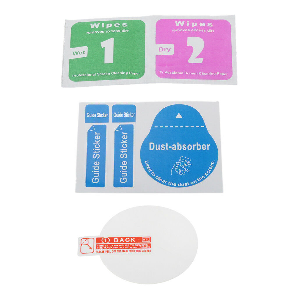 9H 2.5D Tempered Glass For 40mm Dia Round Fitness Watch Screen Protector