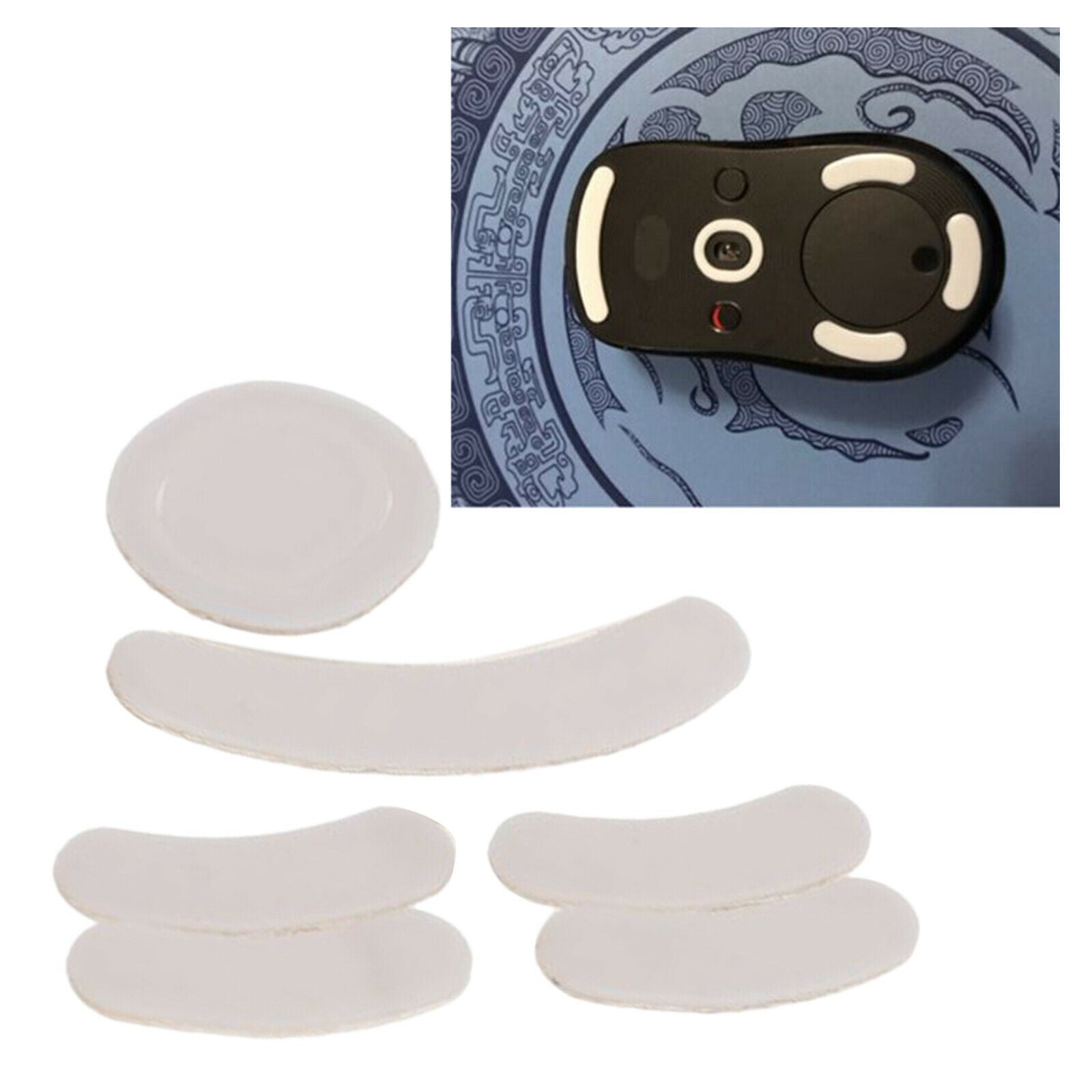 Rounded Curved Edges Mouse Feet Mouse Skates for Logitech G Pro Wireless