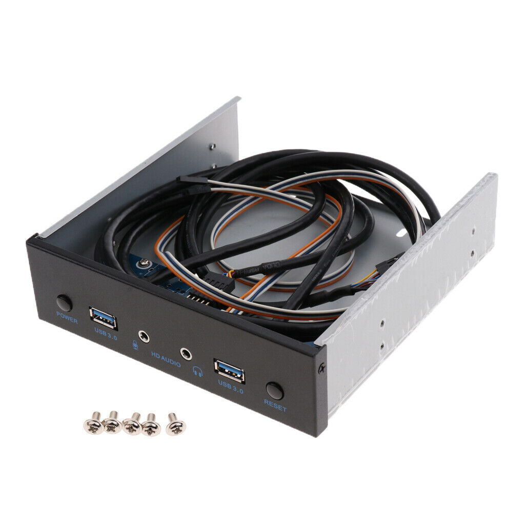 prettyia USB3.0 2Port Optical Drive Front Panel+HD AUDIO+Power Switch Button