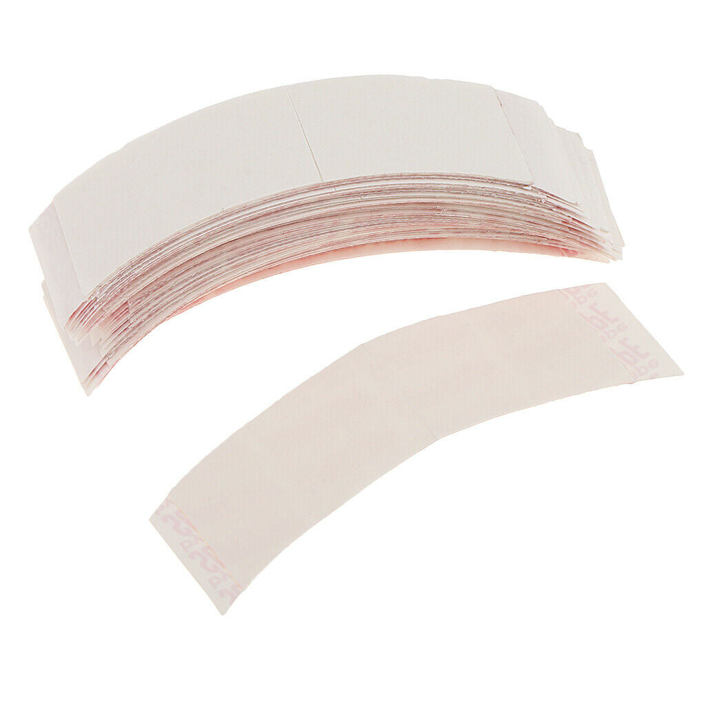 72Pcs Dual Sides Wig Tapes Long-lasting Hair Extension Toupee Bonding Strips