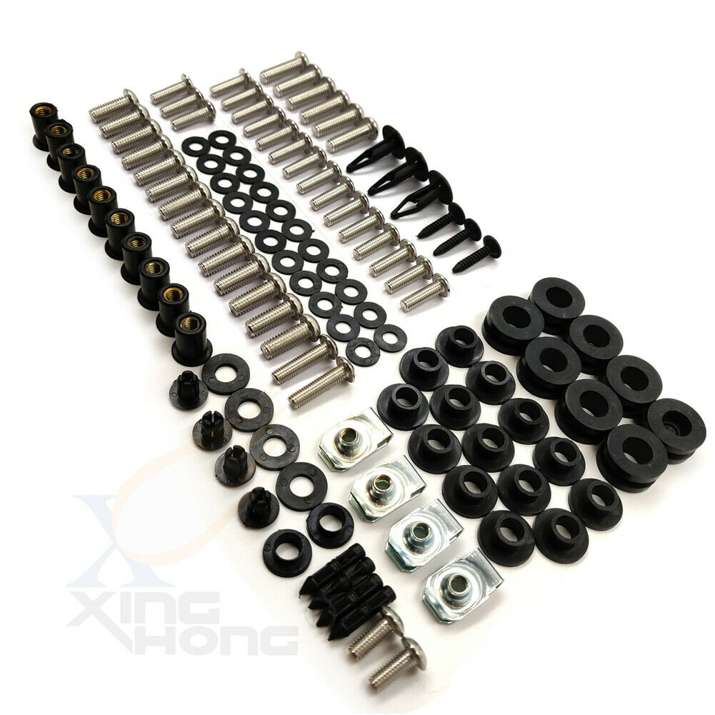 Fairing Bolt Kit Complete Body Screws For Kawasaki Ninja 250 EX250R 2008 - 2012