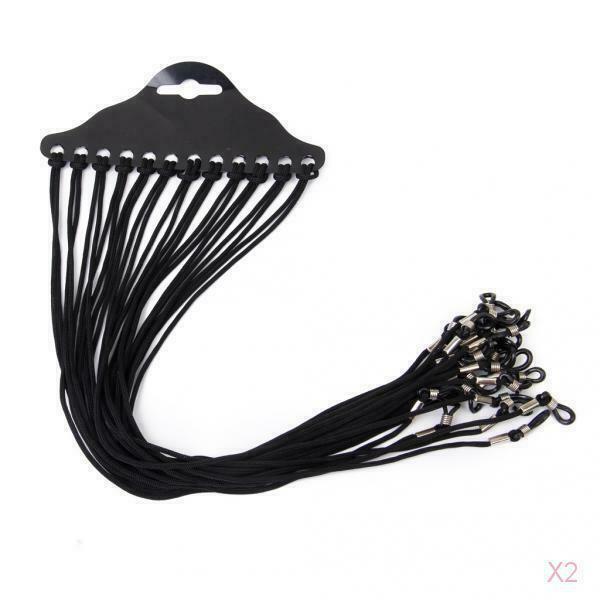 Black Nylon Cord Glasses Holder, 24x