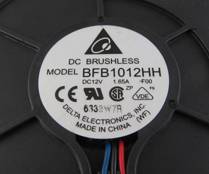 5pcs Delta DC Blower Fan BFB1012HH 97x94x33mm 9733 12V 1.65A 3pin Connectors