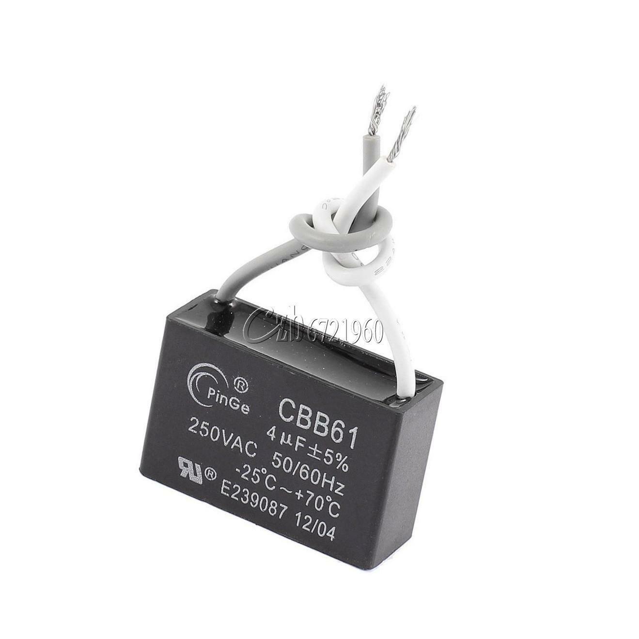 4UF CBB61 AC 450V Rectangle Non Polar Motor Strating Capacitor