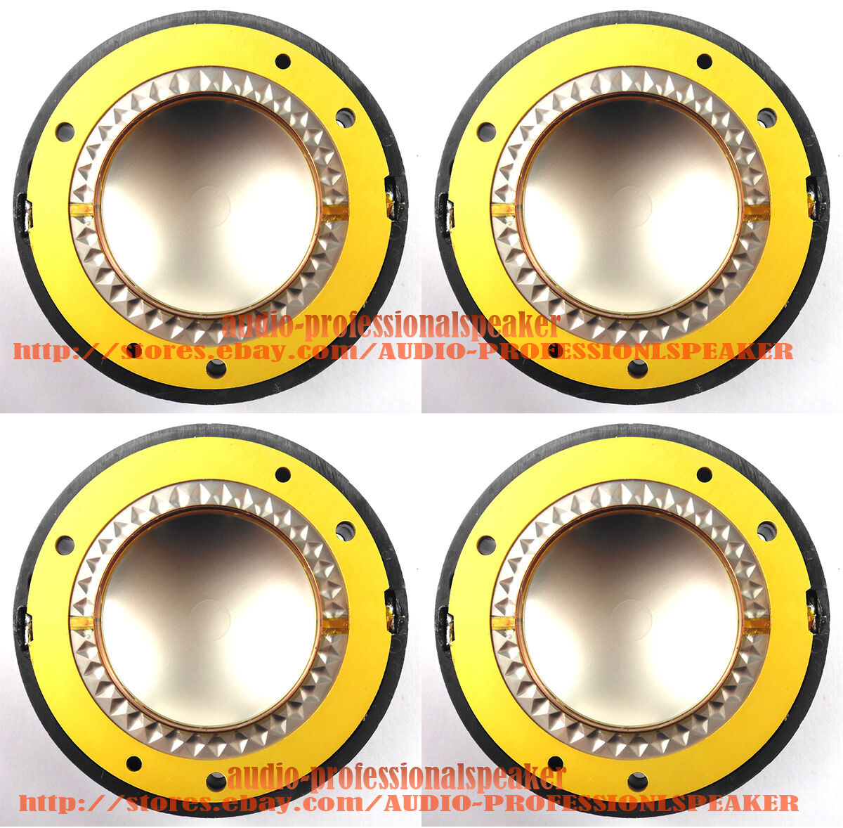 4PCS Replacement Diaphragm Fit For JBL 2416 2416H 2416H-1 D8R2416 Repair Parts