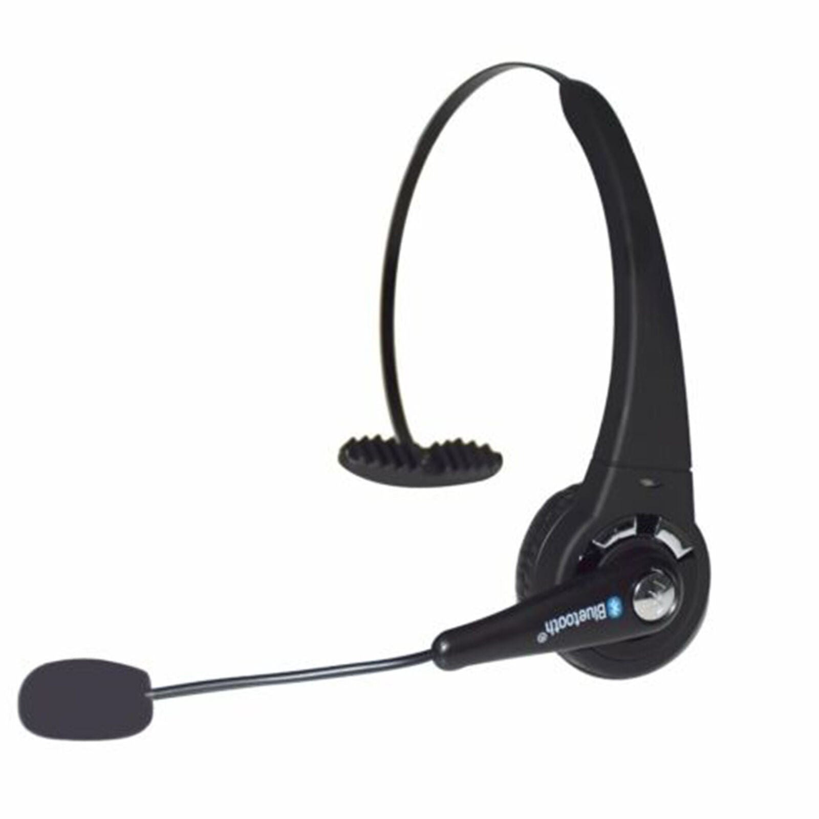 Wireless Bluetooth Trucker Noise Cancelling Headset Over Head Handsfree Boom Mic