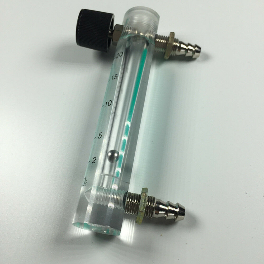 2-20LPM 20L Oxygen Flow Meter Flowmeter With Control Valve for Oxygen Air Gas