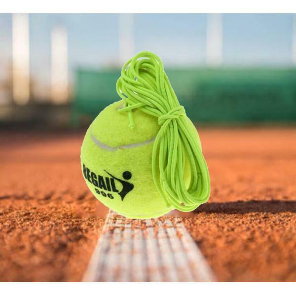 3PCS Single Tennis Trainer Training Practice Replacement Balls with Elastic Rope