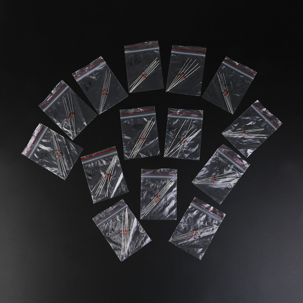 70X 14Values Each 5Pcs 1W 3.3V~30V Electronic Zener Diode Assortment Kit Set SJ