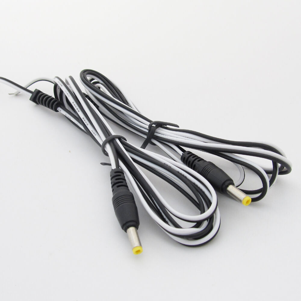 10pcs 5ft/1.5M DC Power Cable 4.0x1.7mm DC Tip Male Plug CCTV Cord Cable 22AWG