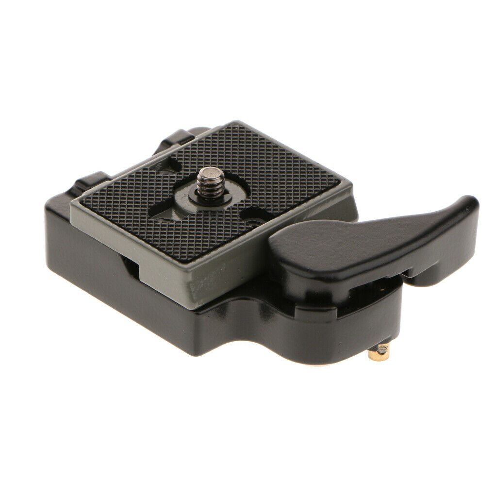 Aluminum Quick Release Plate Clamp 1/4" Screw Adapter Fit for Bogen 3157N,