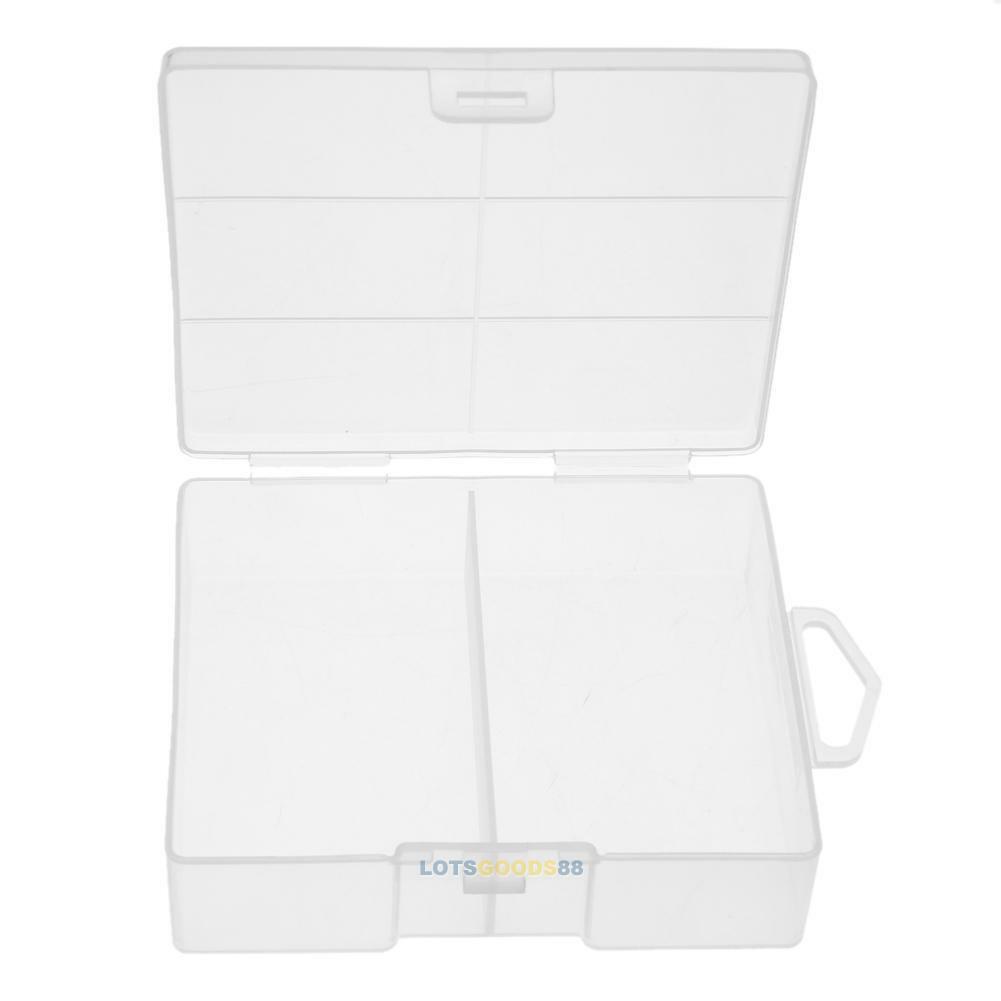 Hard Transparent Battery Storage Case Box Container for 24 x AA Batteries Bag