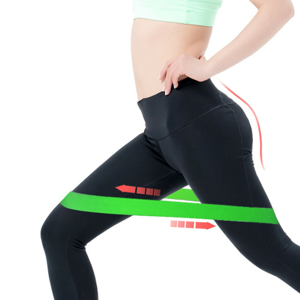 2x Heavy Duty Ladies Resistance Band Loop Hips Circles Home Yoga Mobility