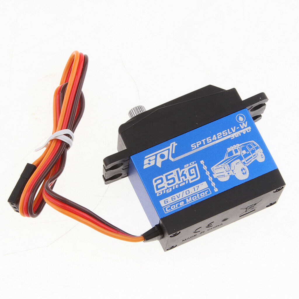 RC Car Waterproof Steering Gear Servo 25kg for 1/8 1/10 RC Buggy Truck