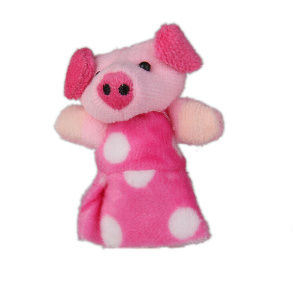 13pcs Goldilocks Bears & Little Pigs Finger Puppet Story To Tell