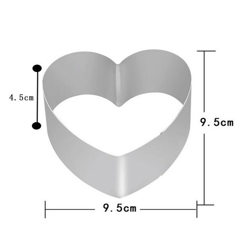 4pcs Cookie Biscuit Cutter DIY Stainless Steel Moulds Baking Tools LOVE