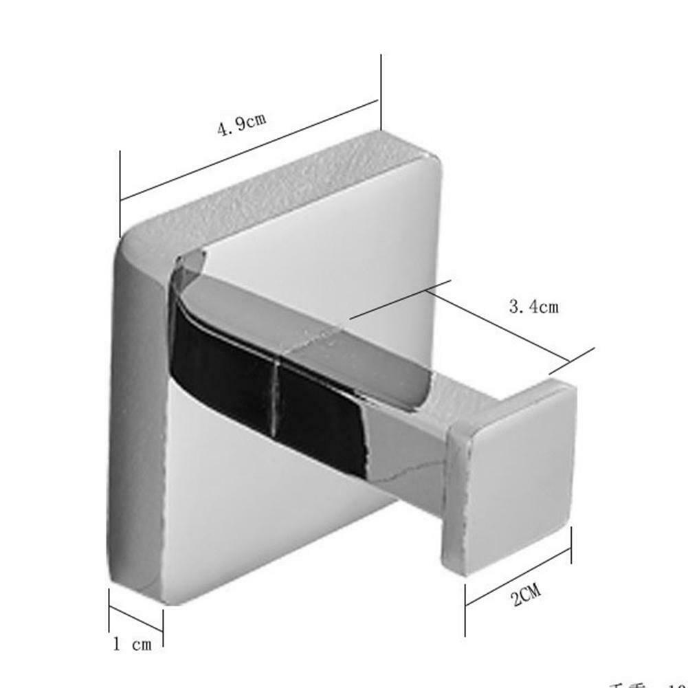Punching Wall Hook Hanger Clothes Coats Hats Bags Towels Organizer Hook @