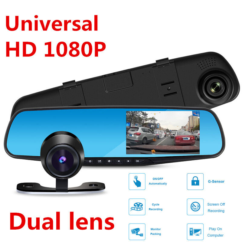 1080P Car DVR Dash Camera Dual Lens Cam Video Recorder Night   G-sensor