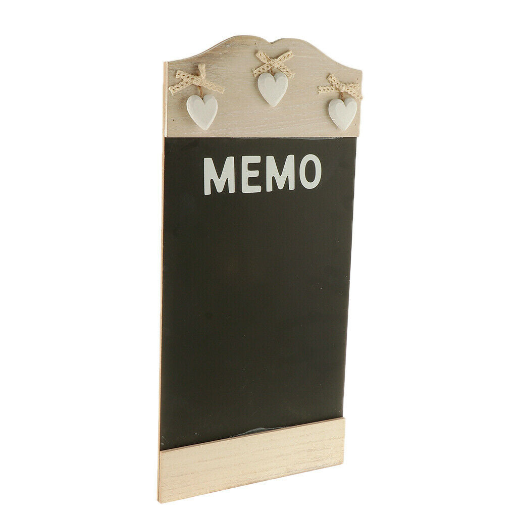 Mini Wooden Small Hanging Blackboard Message Table Number Chalkboard Sign Garden