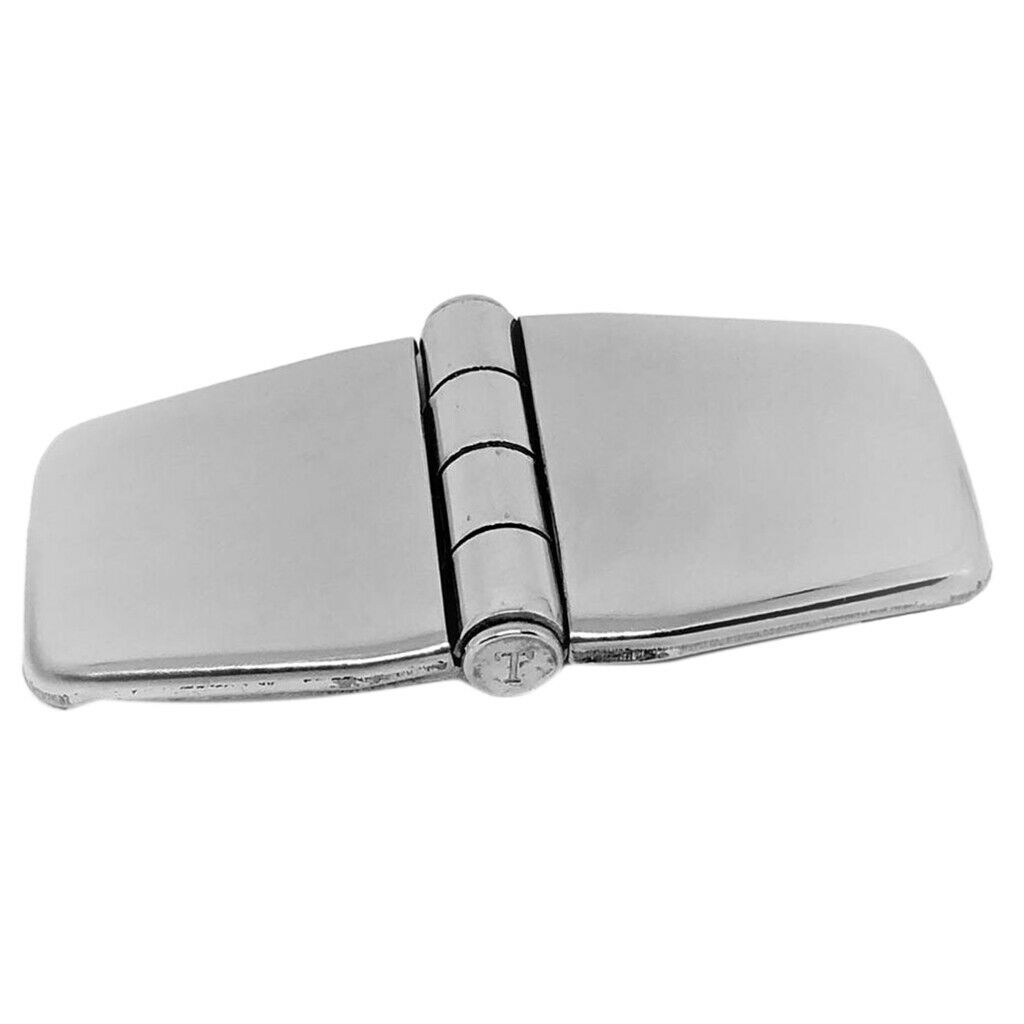 Marine Grade 316 Stainless Steel Door Hinge w/ Cover for Boats RV Horsebox