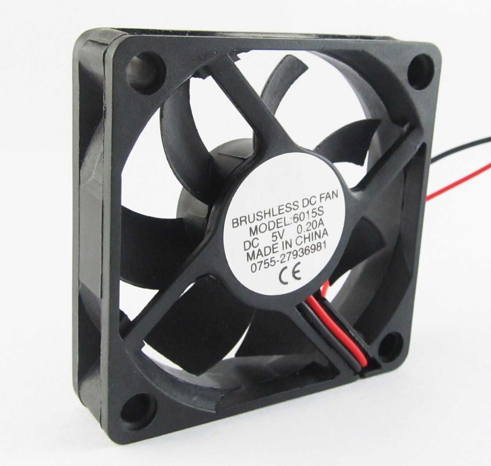 10pcs Brushless DC Cooling Fan 60x60x15mm 60mm 24V 6015 2 wire new