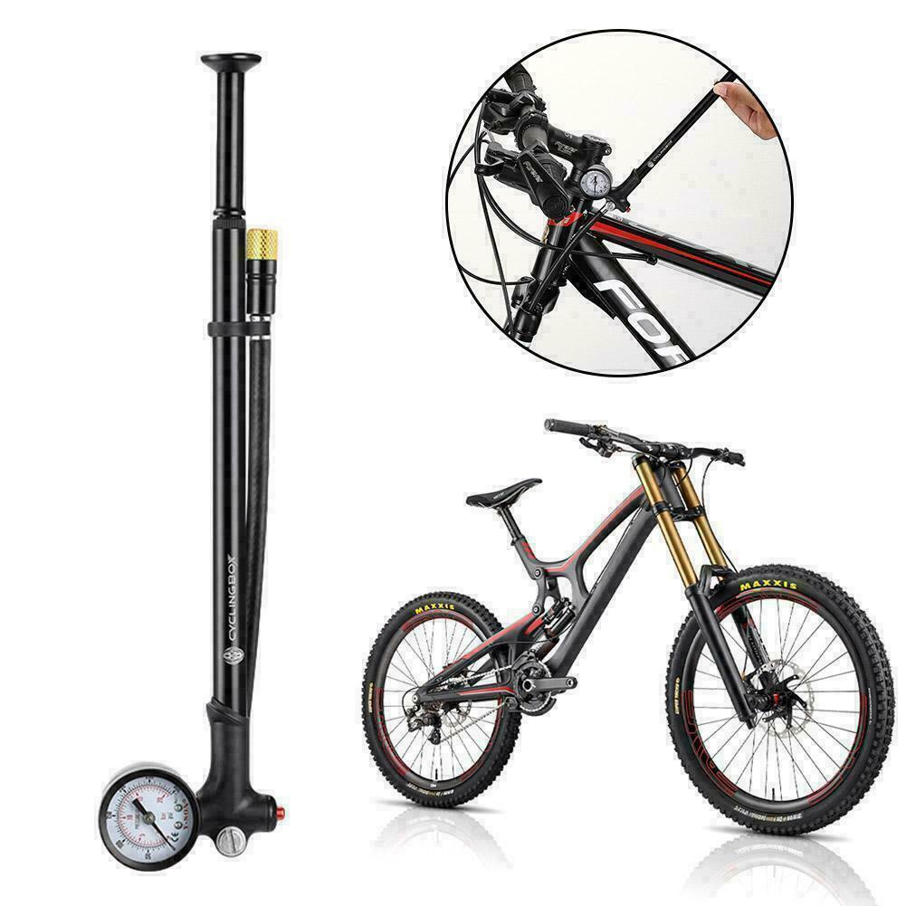 Bike Pump High Pressure Cycling Floor/Track Pump Pressure Gauge V1T7 120psi new