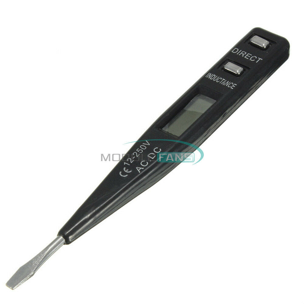 Black AC/DC Digital Electrical Tester Pen Probe Voltage Inductance Detector