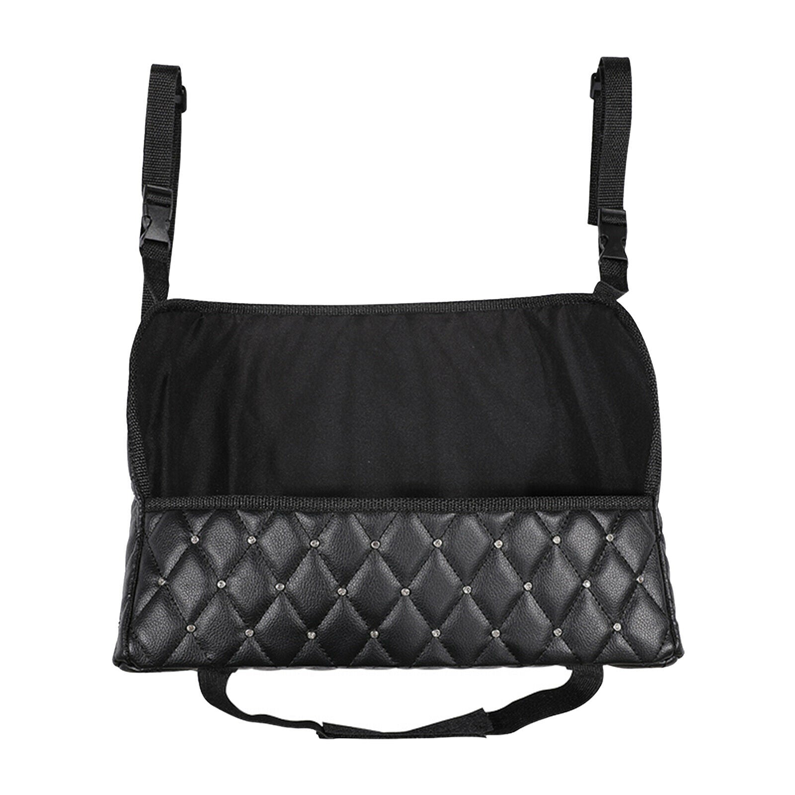 2Pcs Large Car Net Pocket Storage Bag Seat Side Back Holder Organizer Pouch