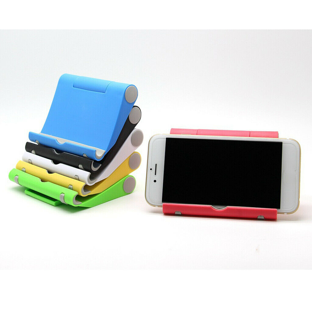 2Pack Folding Adjustable Bracket Cell Phone Desktop Stand Holder Red+Green