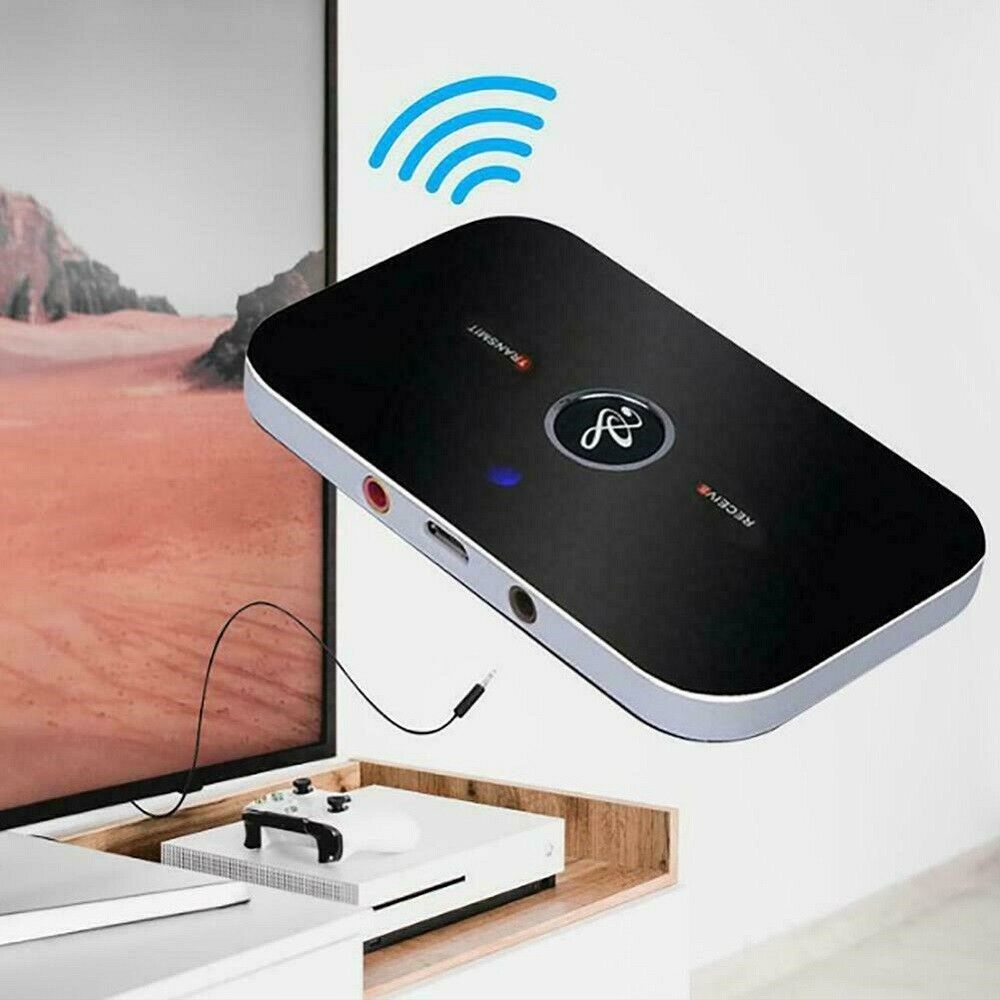 2IN1 Bluetooth 5.0 Transmitter Receiver Wireless Audio 3.5mm USB Aux Adapter AU.