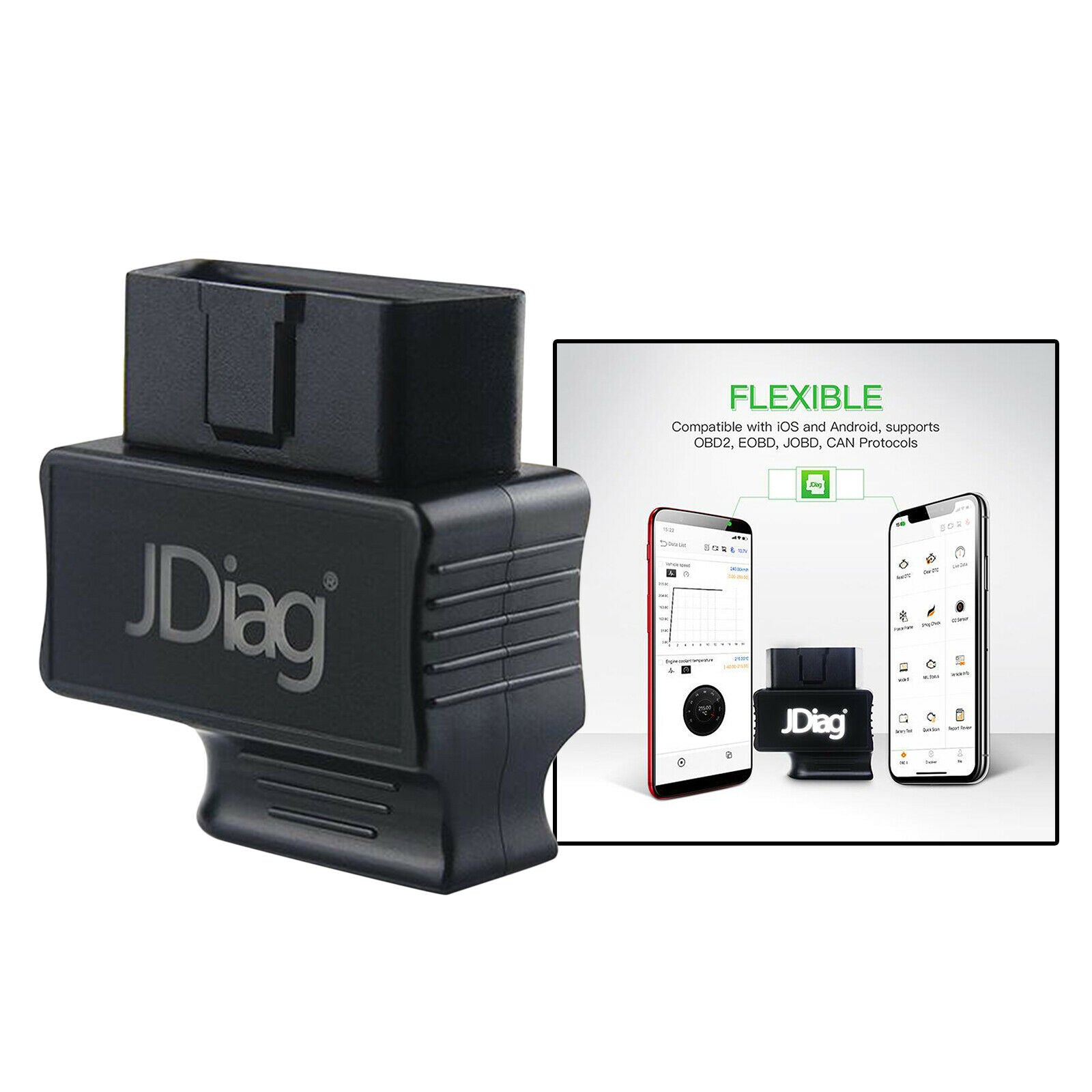 Universal Vehicle Code Reader Auto Diagnostic Check Engine fits for All OBDII