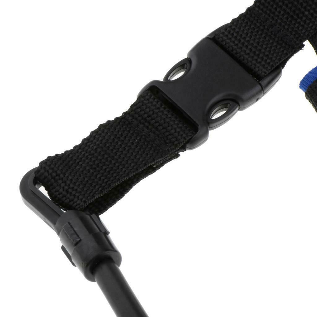 Stationary Swimmer Training Ankle Strap Swim Lap Training Belt Black
