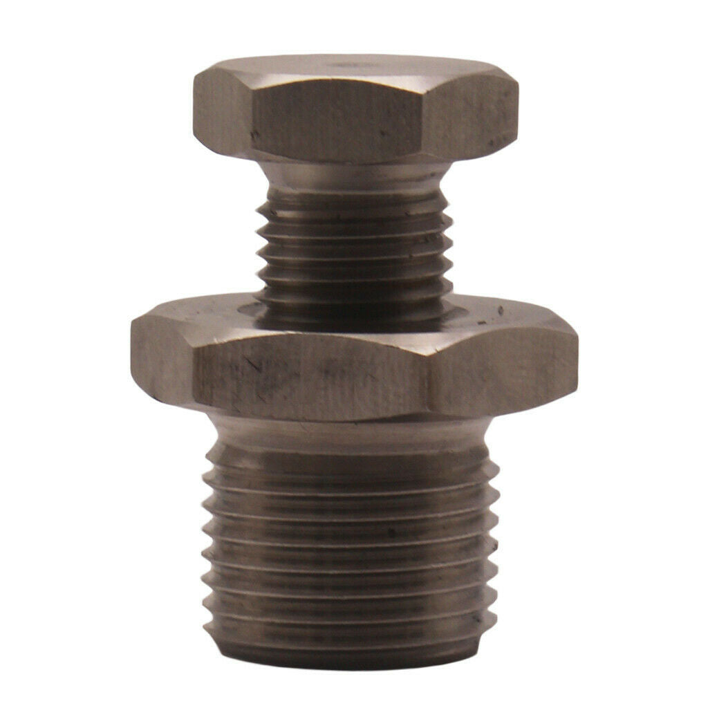 Stainless Oxygen Plug Reducer Adapter To Enclose M18x1.50 Oxygen Sensor Thread