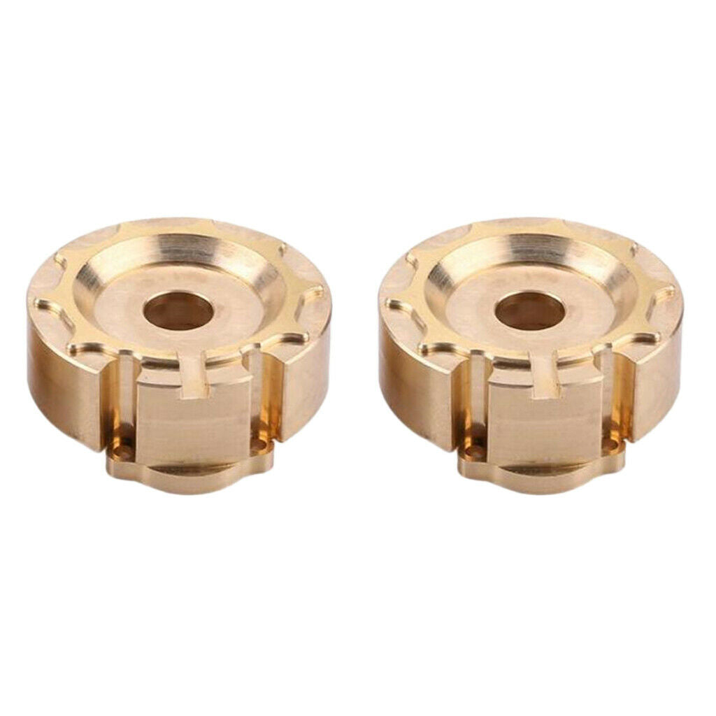 2x Brass Counterweight Housing For 1:10 RC Crawler  -4