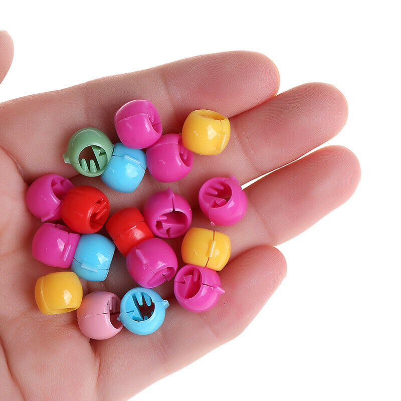 100 PCS Mini Hair Claw Clips For Women Girls Cute Candy Colors Beads  Headw Lt