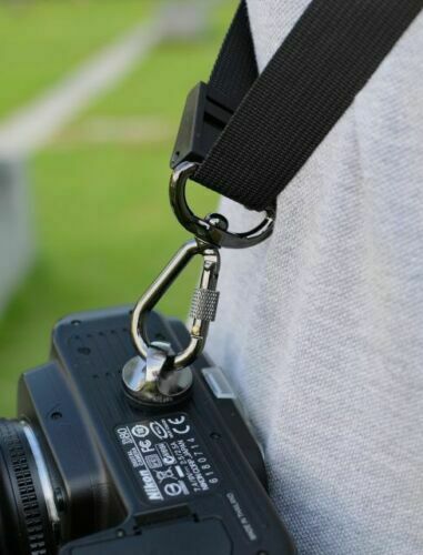 Quick Black Camera Neck Strap Shoulder Belt Sling for DSLR Digital SLR