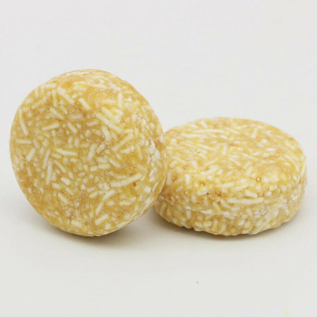 2Pcs 100% Natural Organic Solid Shampoo Soap Bar Eco-Friendly Hair Darkening