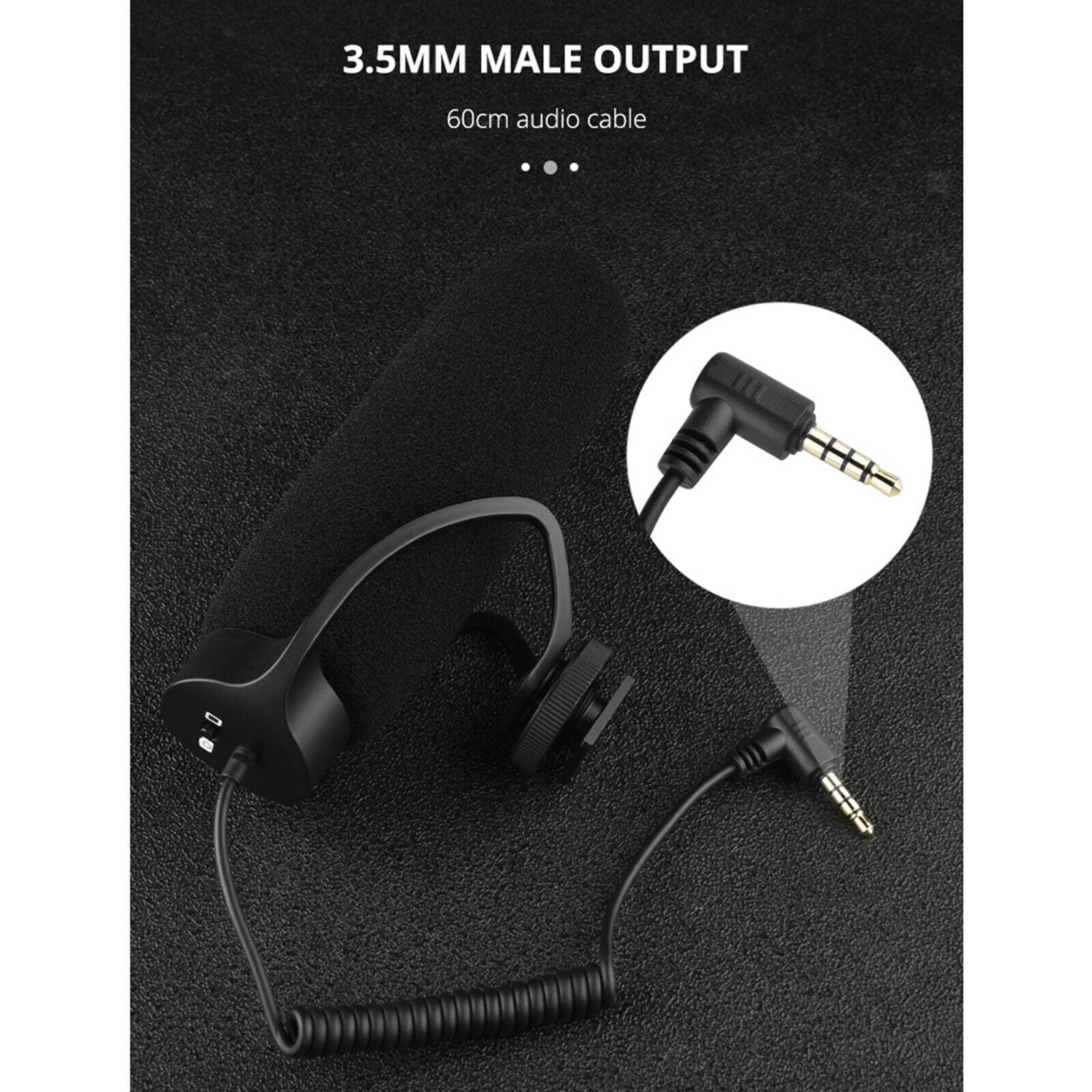 Interview Video Microphone for Canon EOS Cameras Perfect Camera Microphone
