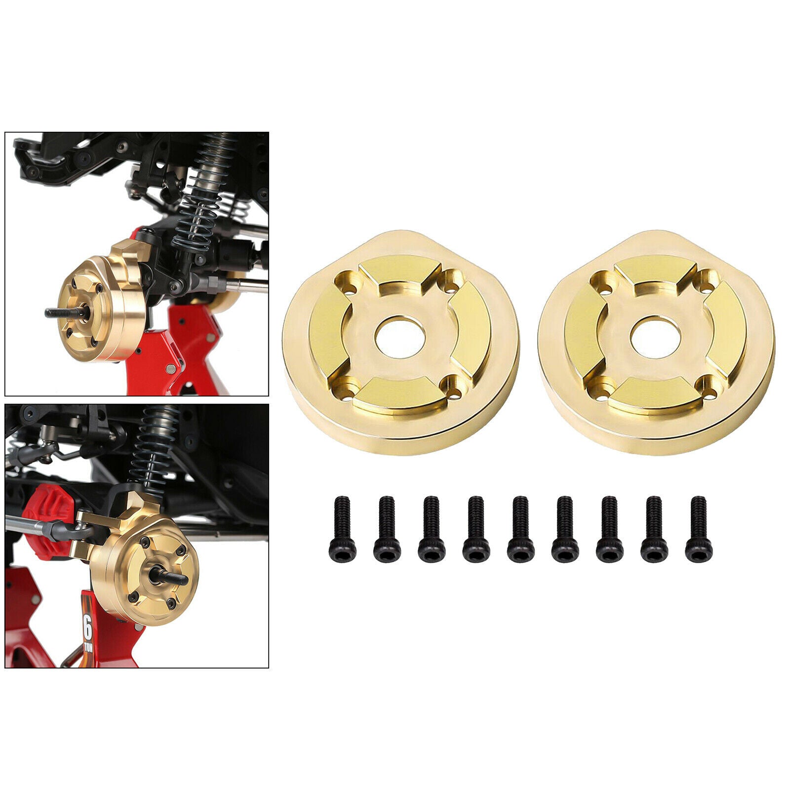 2Pcs 1 Pair RC Counterweight for Axial Capra SCX10III RC Crawler Car Parts