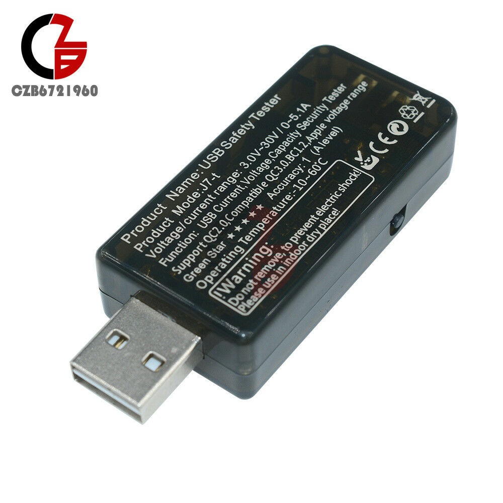 USB Tester Power off Protection Charger Voltage Current Meter Battery Detector