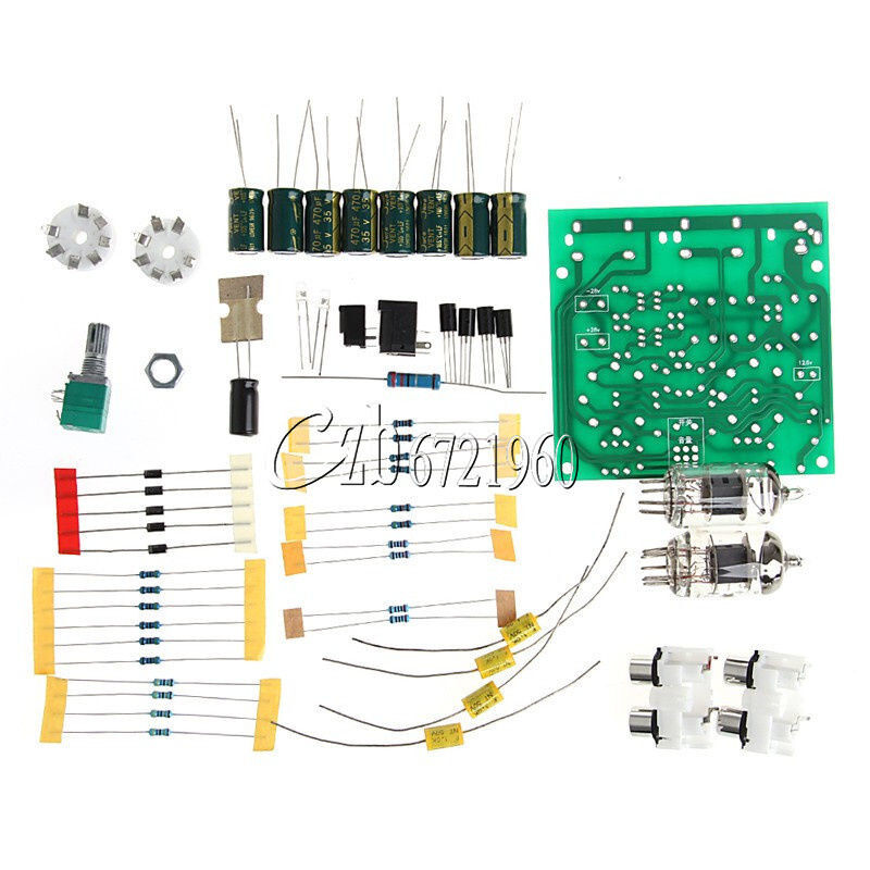 Valve 6J2 DIY Tube Amplifier Preamp AMP Pre-Amplifier Board Headphone Buffer Kit