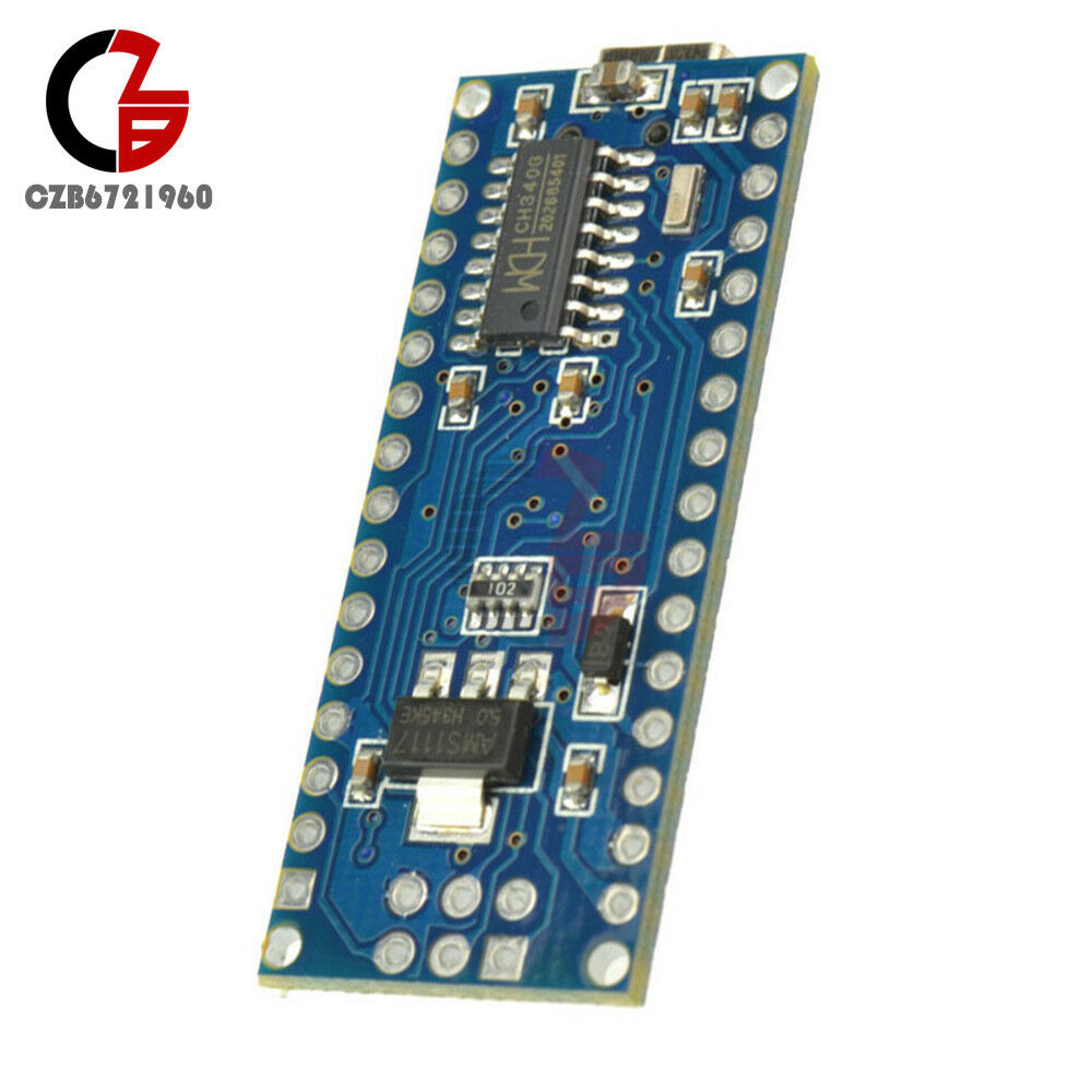 Nano V3.0 ATmega328 CH340G + Expansion Board Terminal Adapter for DIY Arduino