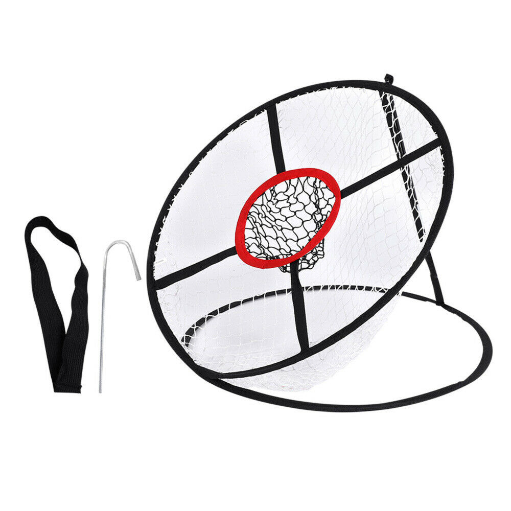 Two Layers Pop-Up Indoor Outdoor Golf Practice Training Target Chipping Net
