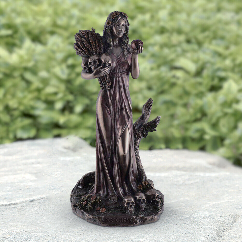 Persephone Greek Goddess of Vegetation and The Underworld Bronze Statue Decor @